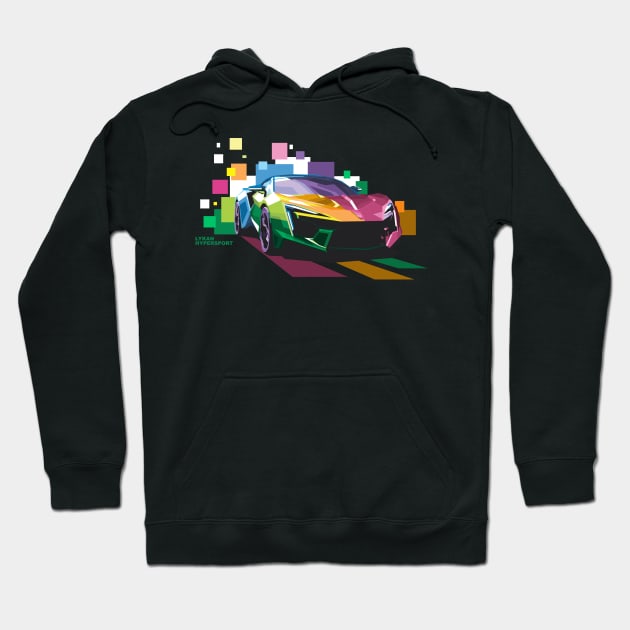 Supercars Hoodie by Alkahfsmart